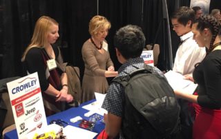 vendor at auto retailers career fair