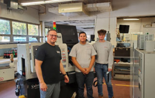 Platt Tech Precision Machining students