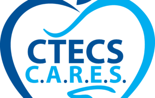 CTECS CARES logo