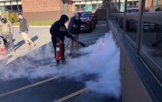 Pre-apprenticeship students at Wolcott Tech